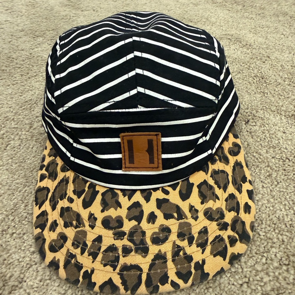 Beau Hudson animal print toddler hat